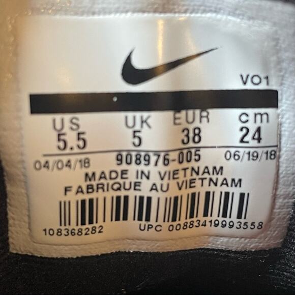 Nike Zoom Evidence 2 Black Purple Sneakers Size 5.5 youth‎ - Picture 11 of 12